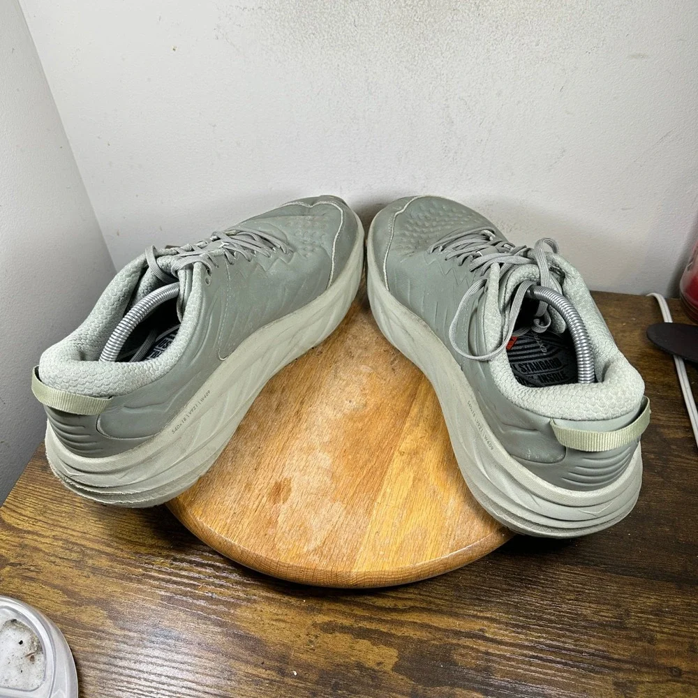 Hoka One One Bondi SR Wide Leather Walking Shoes Mens 14 2E 1129350 OZB